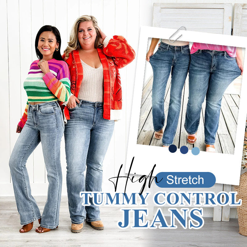 Apto para todo tipo de cuerpo👖Vaqueros de alta elasticidad con control de abdomen