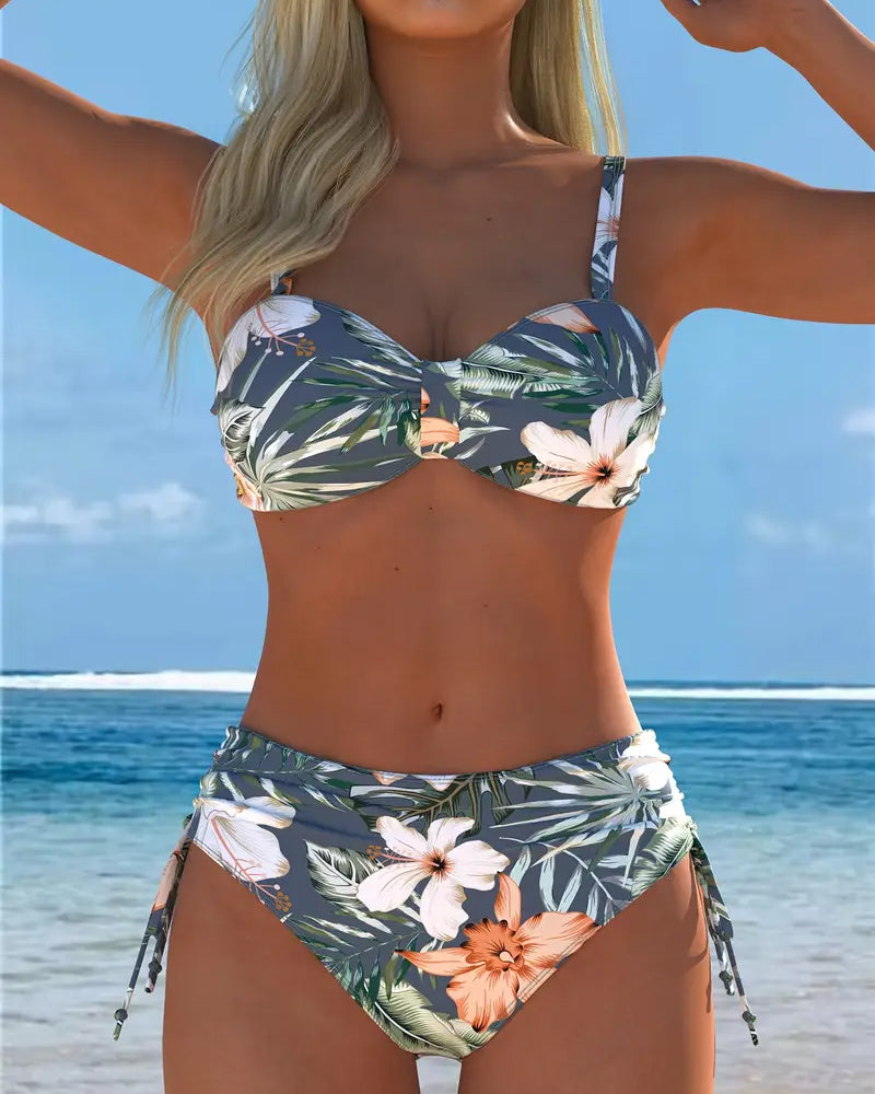 Bikini de dos piezas estampado – Elegante