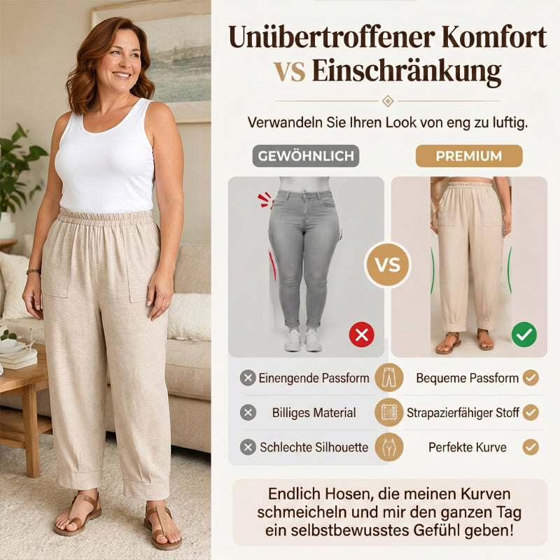 👖 PROMOCIÓN LIMITADA: ¡50% DE DESCUENTO! 👖 Pantalón casual para mujer ✨ Corte holgado, pernera estrecha y máxima comodidad
