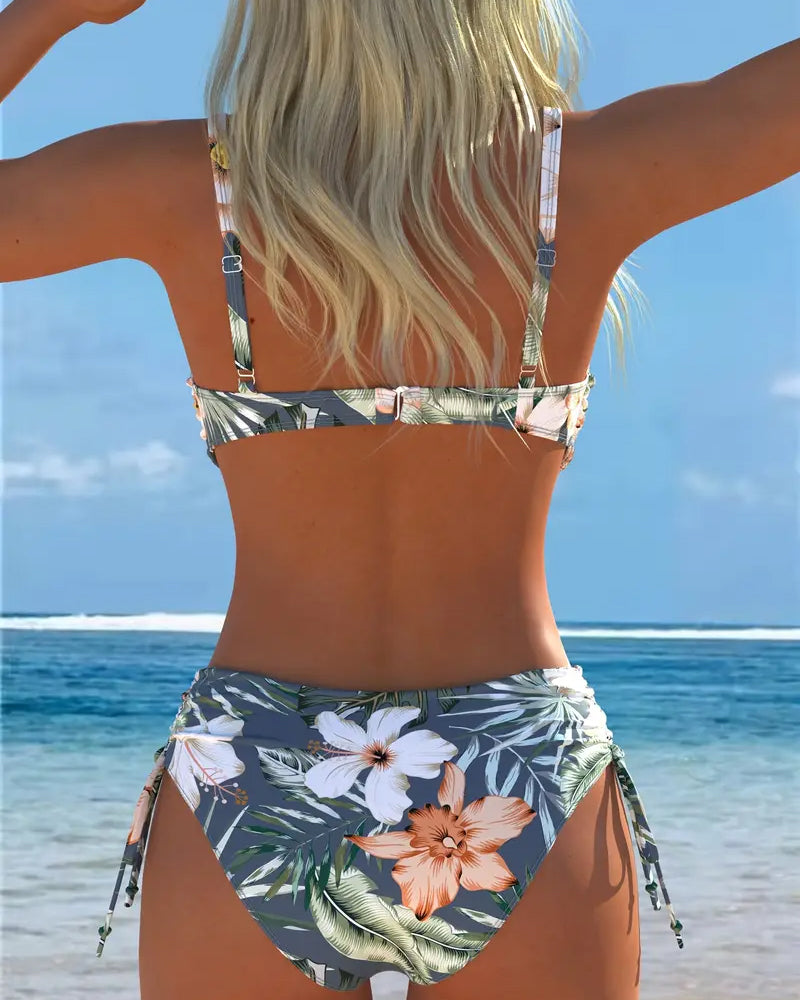 Bikini de dos piezas estampado – Elegante