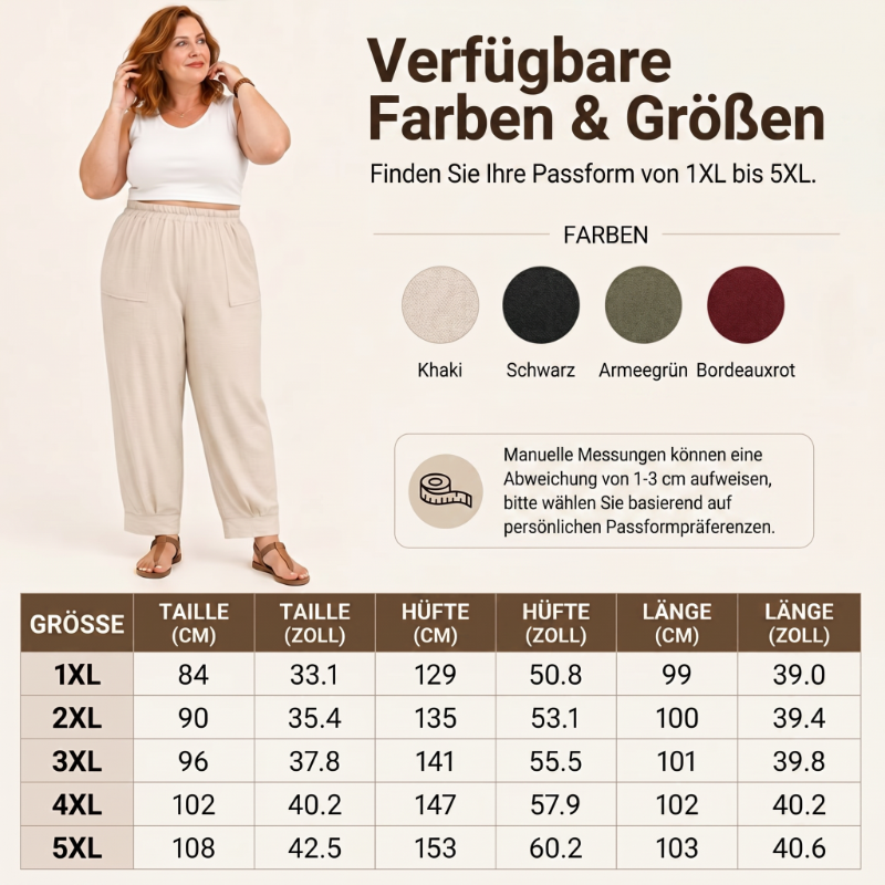 👖 PROMOCIÓN LIMITADA: ¡50% DE DESCUENTO! 👖 Pantalón casual para mujer ✨ Corte holgado, pernera estrecha y máxima comodidad