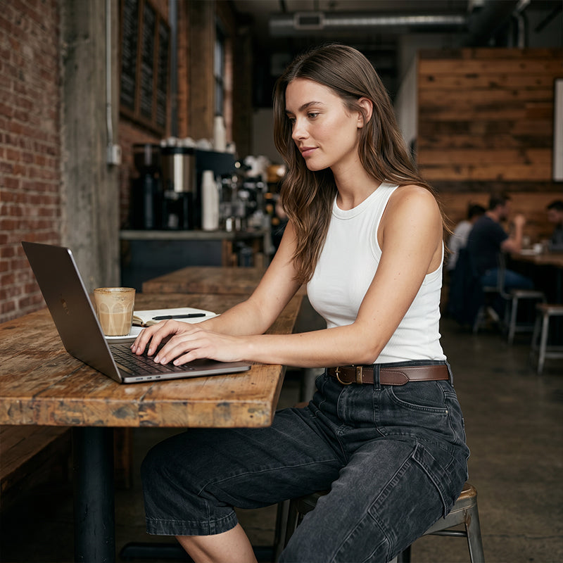 📢Rebaja de media temporada: −50% solo por tiempo limitado⏰Vaqueros cropped elásticos y casuales para mujer