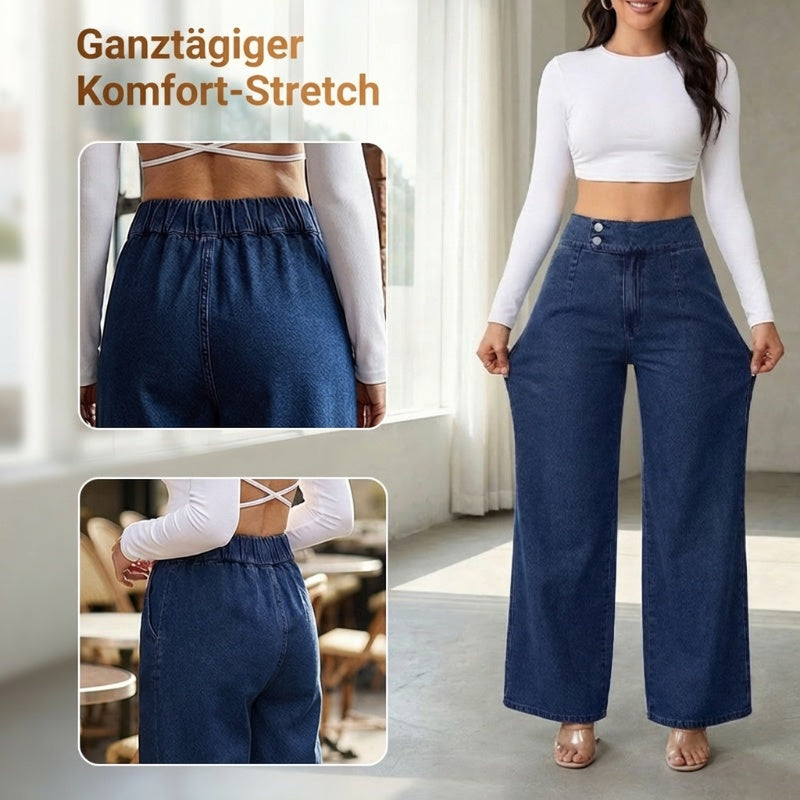 📢📢¡50% de descuento!! ⏰Vaqueros para mujer de tiro alto y pernera ancha