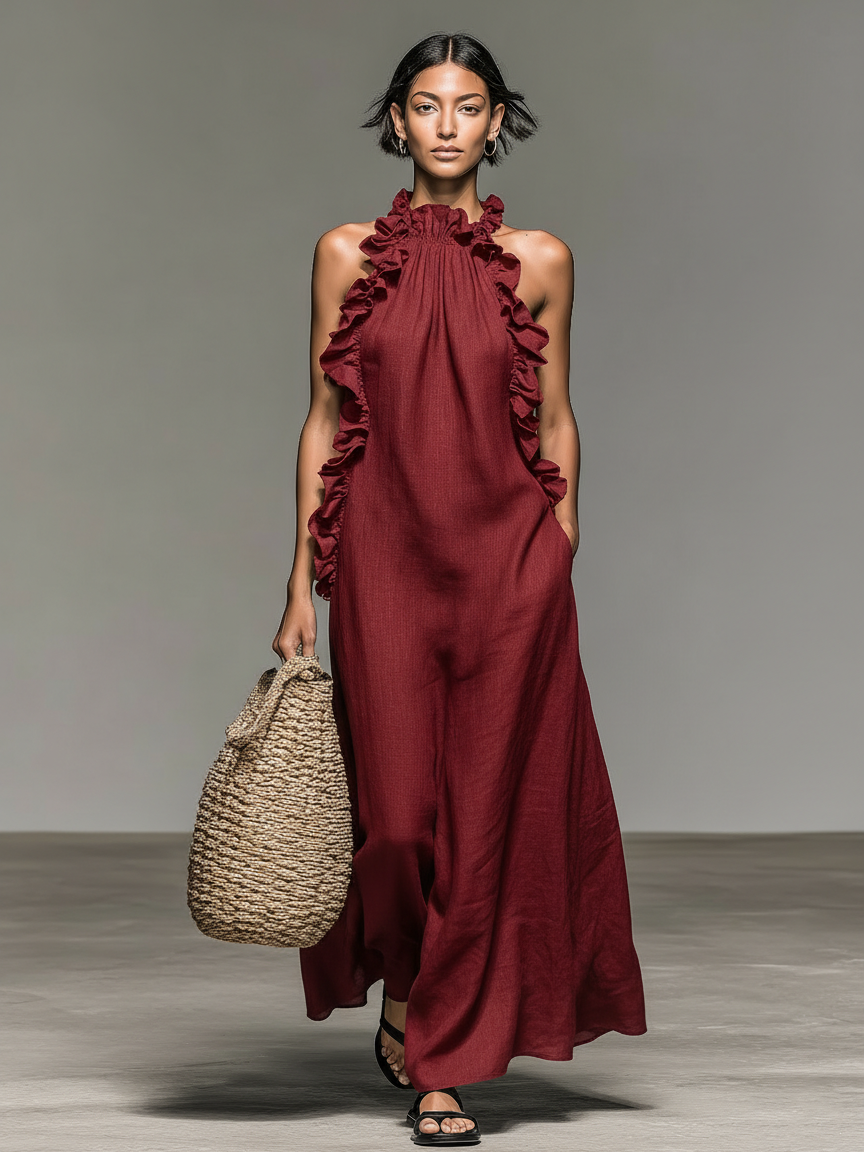 Mia – Vestido Porto Bello color Rojo - Zevra Collection