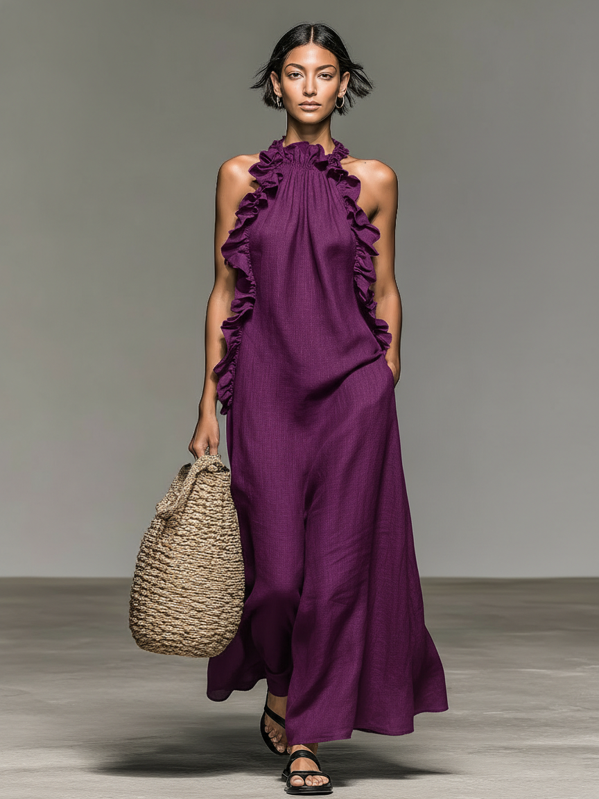 Mia – Vestido Porto Bello color Morado - Zevra Collection