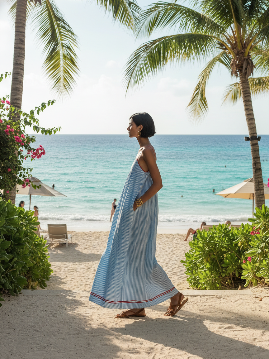 Aurora – Vestido Brisa Mediterránea - Zevra Collection