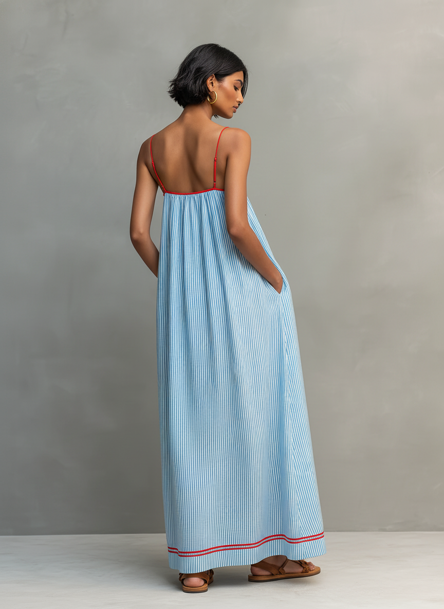 Aurora – Vestido Brisa Mediterránea - Zevra Collection