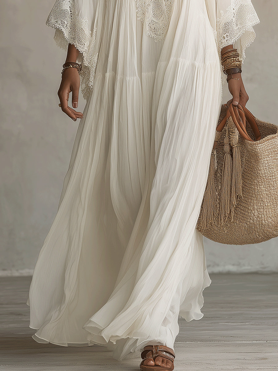 Anna – Vestido Perla Blanca - Zevra Collection