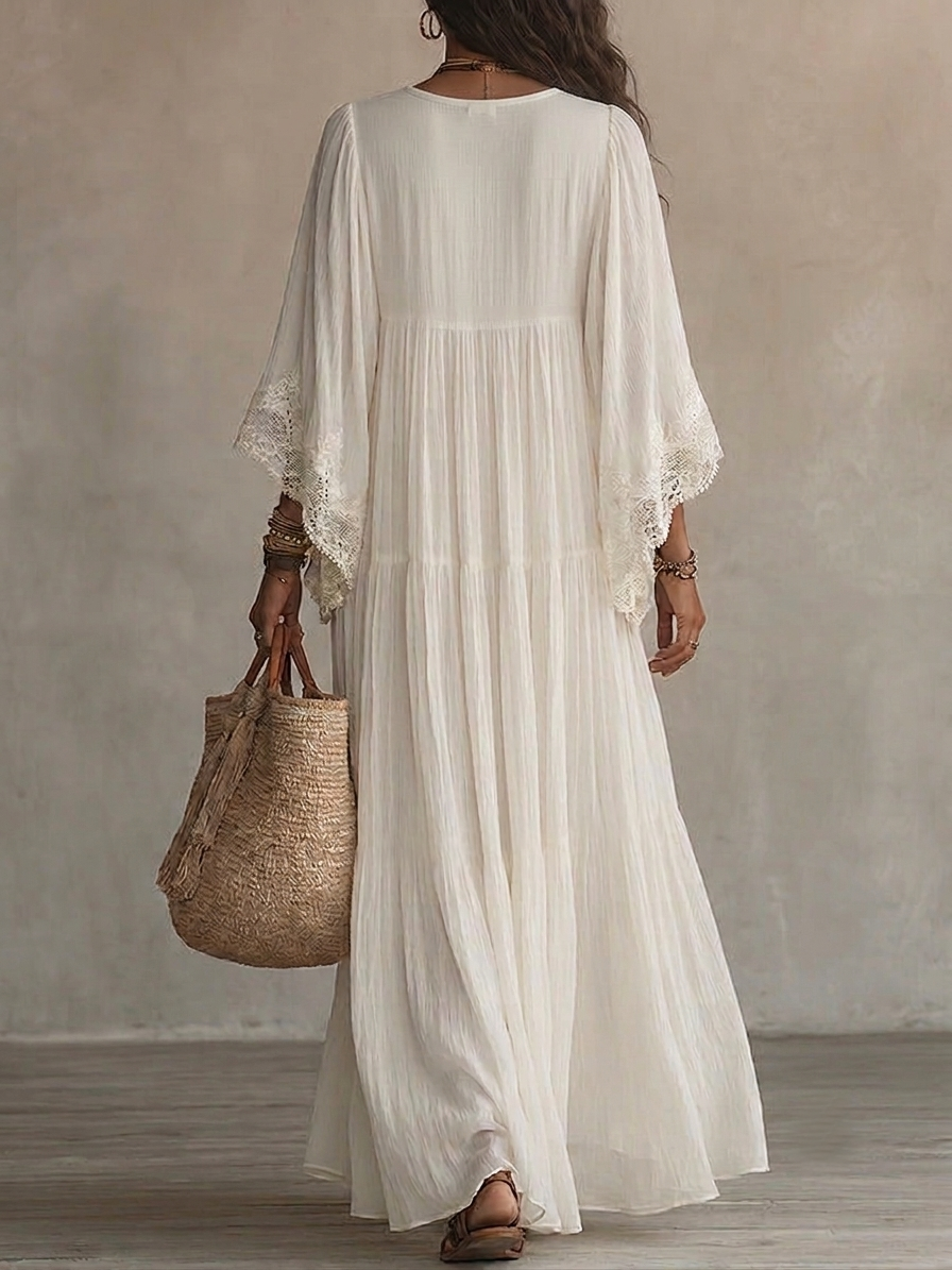 Anna – Vestido Perla Blanca - Zevra Collection
