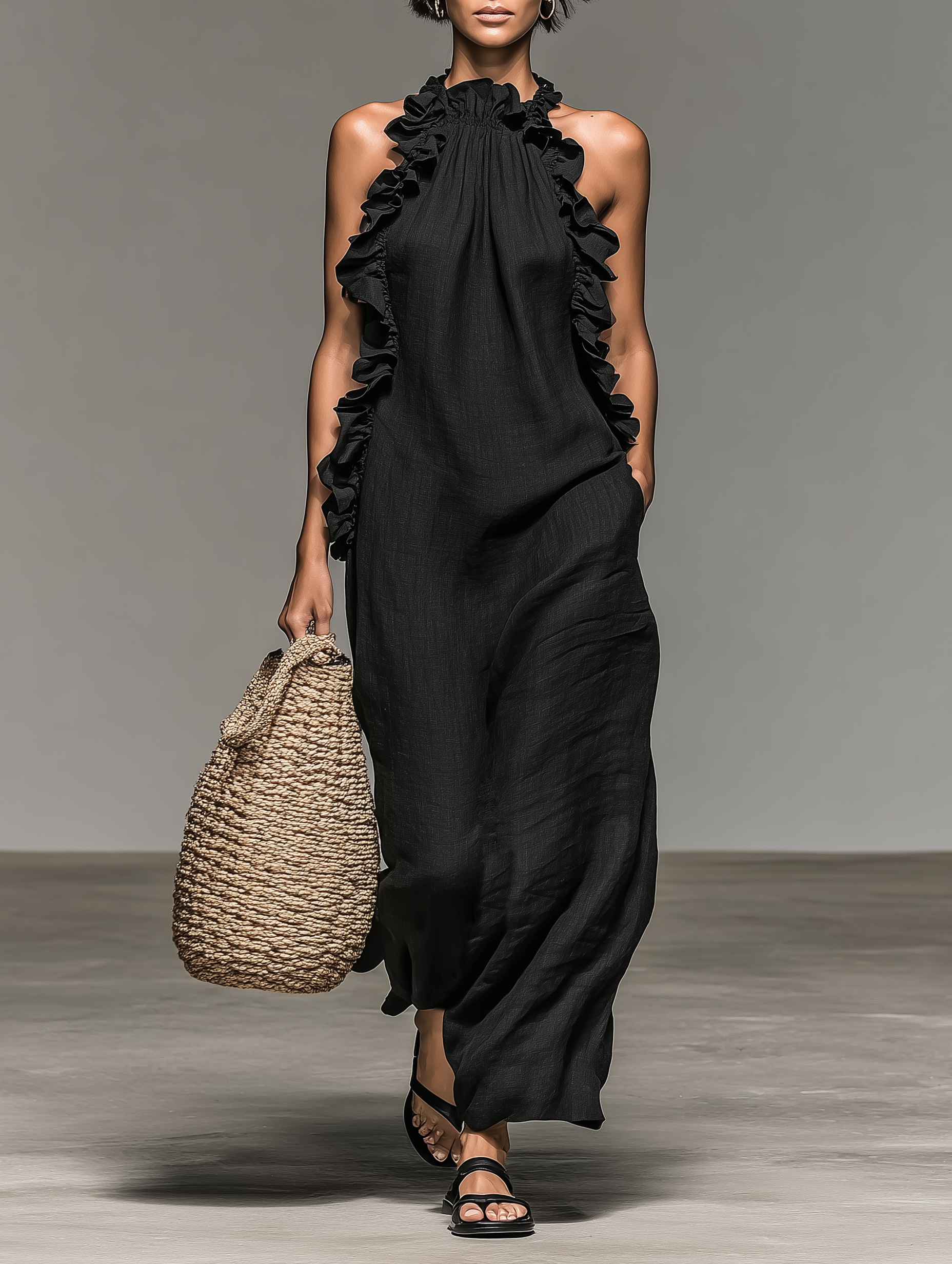 Mia – Vestido Porto Bello color Negro - Zevra Collection