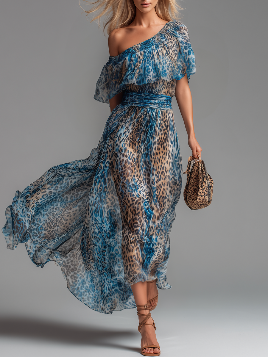 Francesca – Vestido Costa Esmeralda color Azul - Zevra Collection
