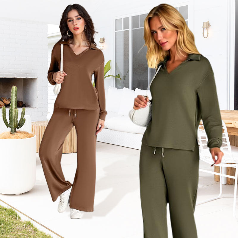 🎁¡Venta caliente 50% DESCUENTO⏳ Conjuntos de 2 piezas para mujer, sudaderas casuales de manga larga