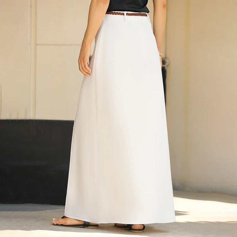 Falda maxi de gasa – Amplia y elegante, retro y de cuento 🧚