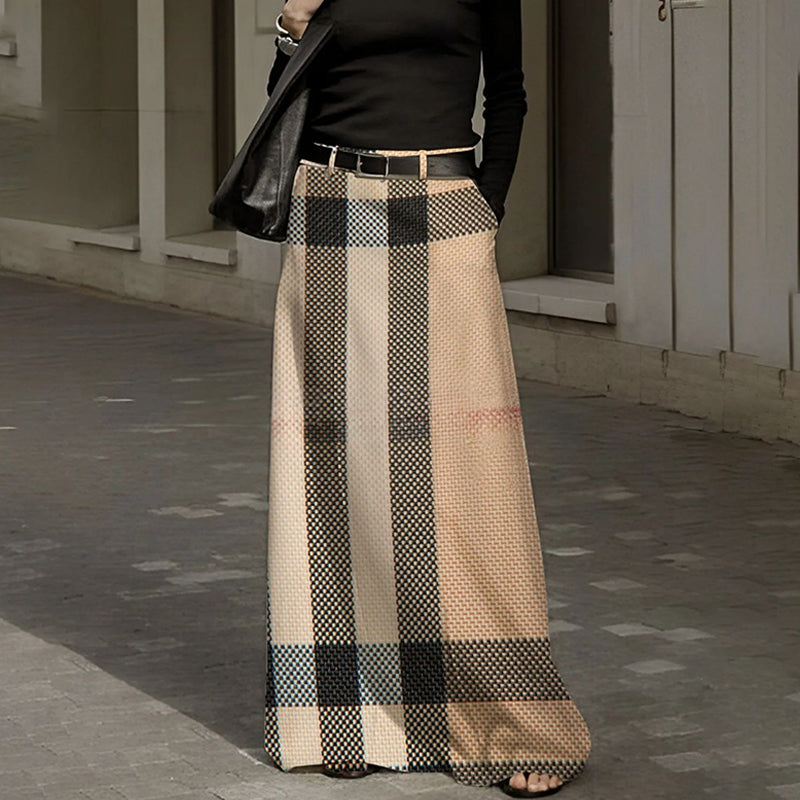 Falda maxi de gasa – Amplia y elegante, retro y de cuento 🧚