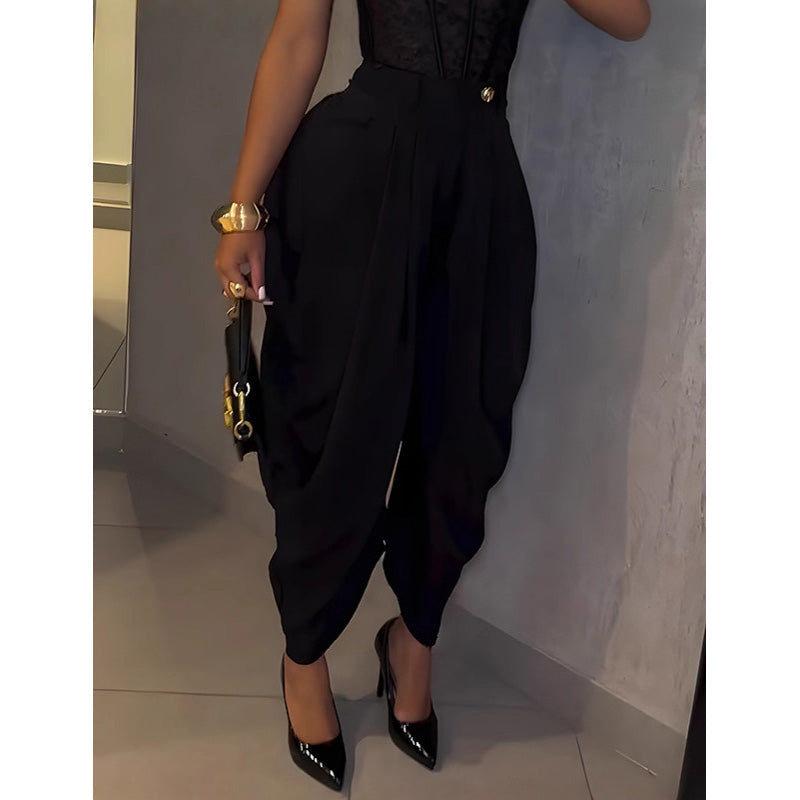 ⏰ 50% DE DESCUENTO – Solo por tiempo limitado ✨Pantalón casual para mujer de tiro alto y pernera ancha