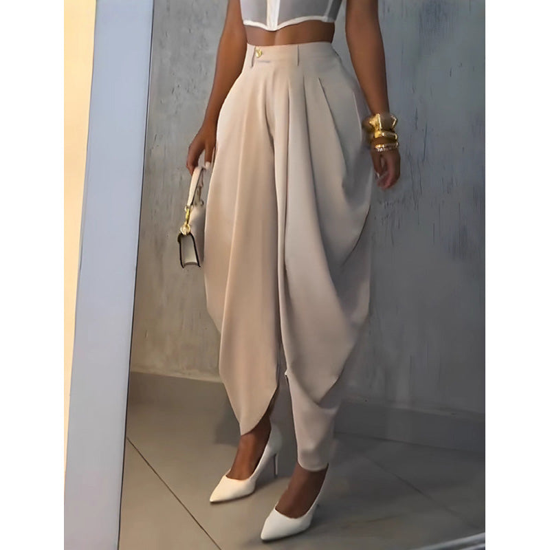 ⏰ 50% DE DESCUENTO – Solo por tiempo limitado ✨Pantalón casual para mujer de tiro alto y pernera ancha