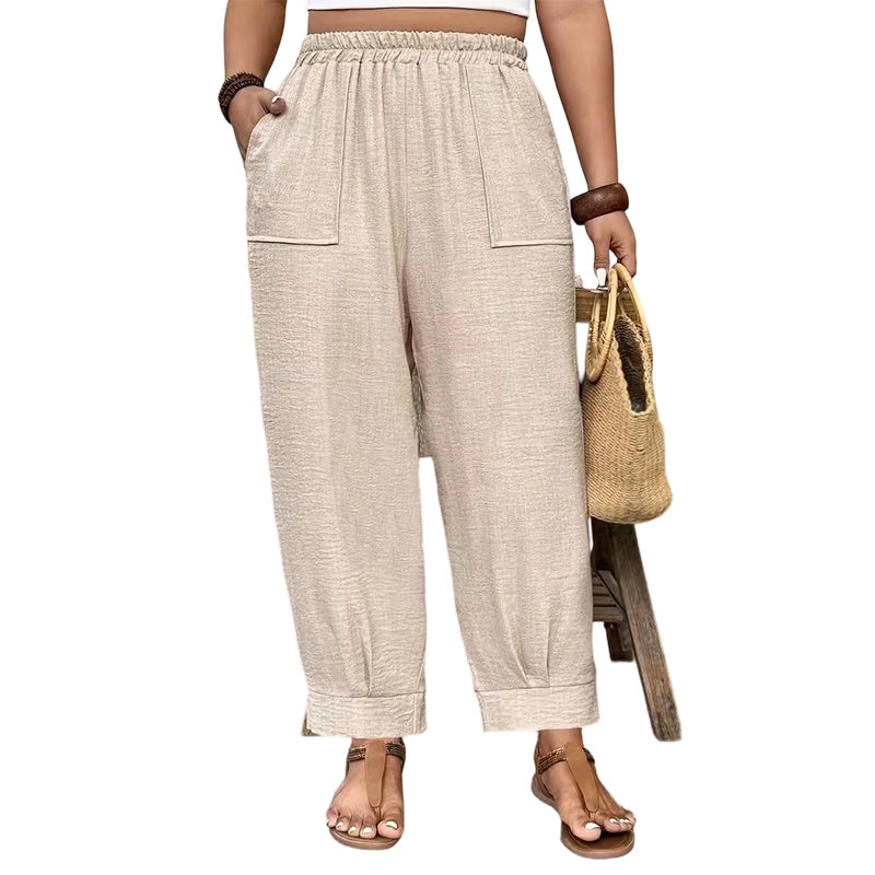 👖 PROMOCIÓN LIMITADA: ¡50% DE DESCUENTO! 👖 Pantalón casual para mujer ✨ Corte holgado, pernera estrecha y máxima comodidad