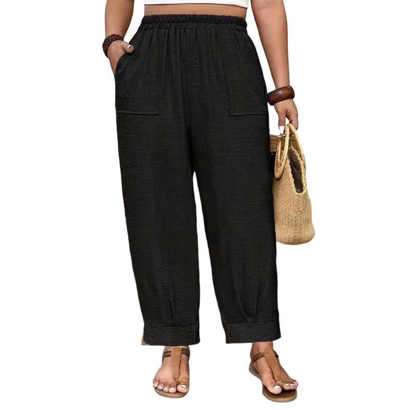 👖 PROMOCIÓN LIMITADA: ¡50% DE DESCUENTO! 👖 Pantalón casual para mujer ✨ Corte holgado, pernera estrecha y máxima comodidad