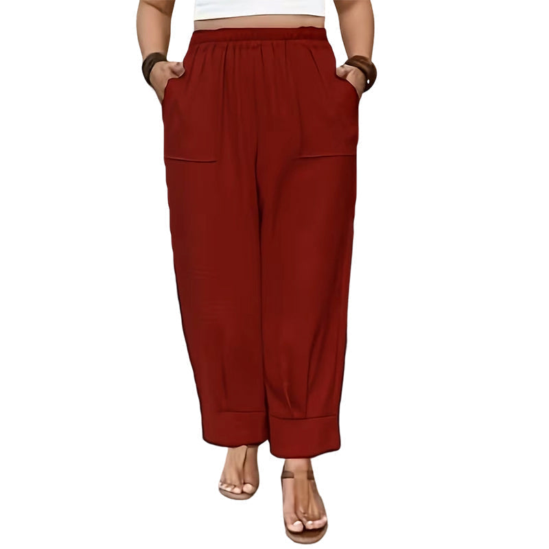 👖 PROMOCIÓN LIMITADA: ¡50% DE DESCUENTO! 👖 Pantalón casual para mujer ✨ Corte holgado, pernera estrecha y máxima comodidad
